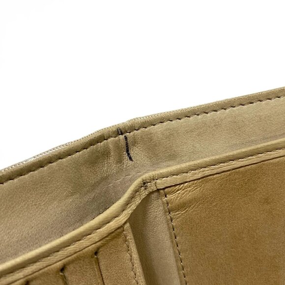 Auth CHANEL New Travel Line - Beige White Jacquard Trifold Wallet - Picture 12 of 13